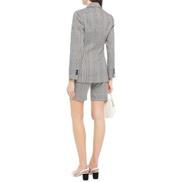 MAJE Blazer Vicar Checked Jacquard Blazer Jacket Medium - Picture 2 of 13